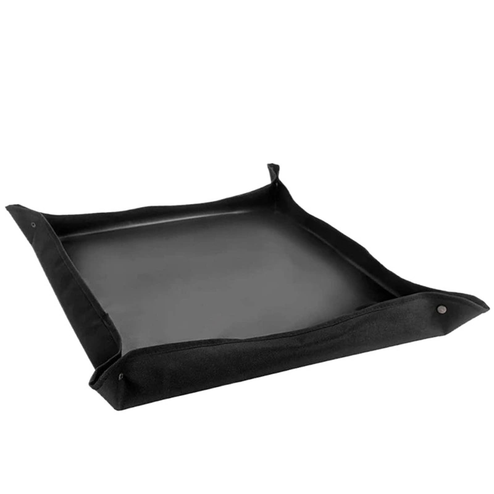 HUWOYG 2PCS Repotting Mat For Indoor Plant Transplanting Control Mess, Waterproof Succulent Pot Square Planting Tray Soil For Indoor Garden(Black,60x60CM)