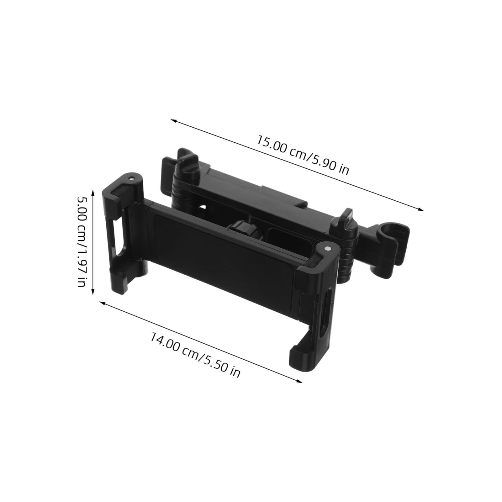 STOBAZA Tablet Car Holder Back Seat Car Headrest Phone Holder Tablet Headrest Mount Soporte para Tableta para Auto Plastic Black