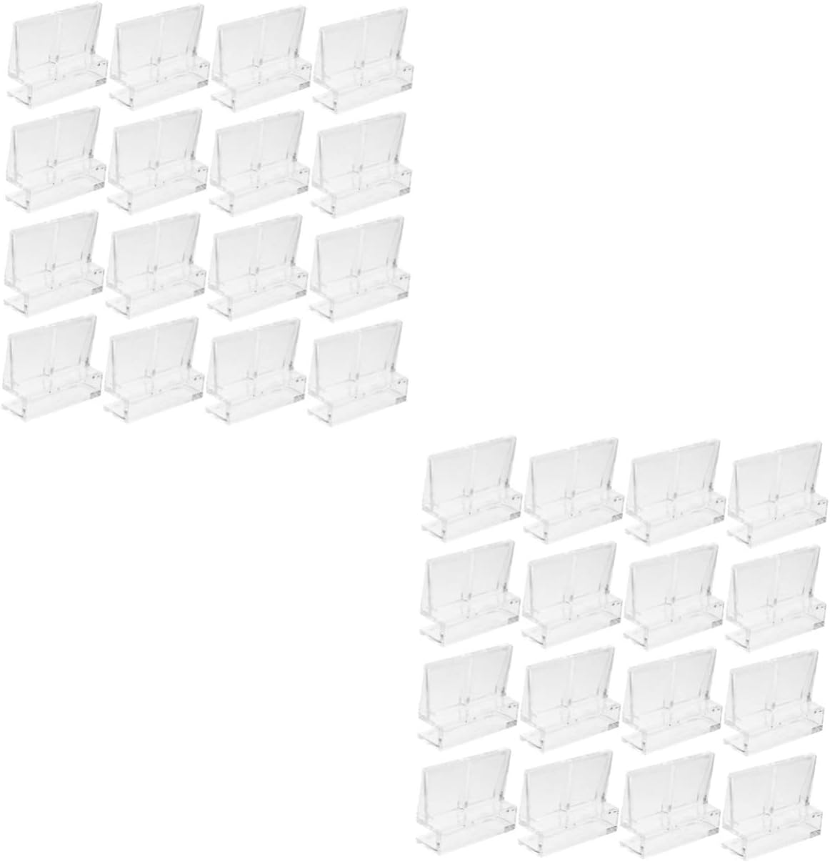 Generic 32pcs Aquarium Cover Clip Holders Fish Tank Lid Bracket Easy to Install Acrylic Support for Aquariums and Fish Tanks
