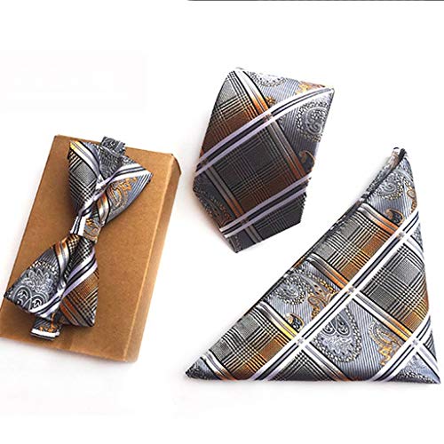 Corbata clásica de lazo para hombre 100% seda
