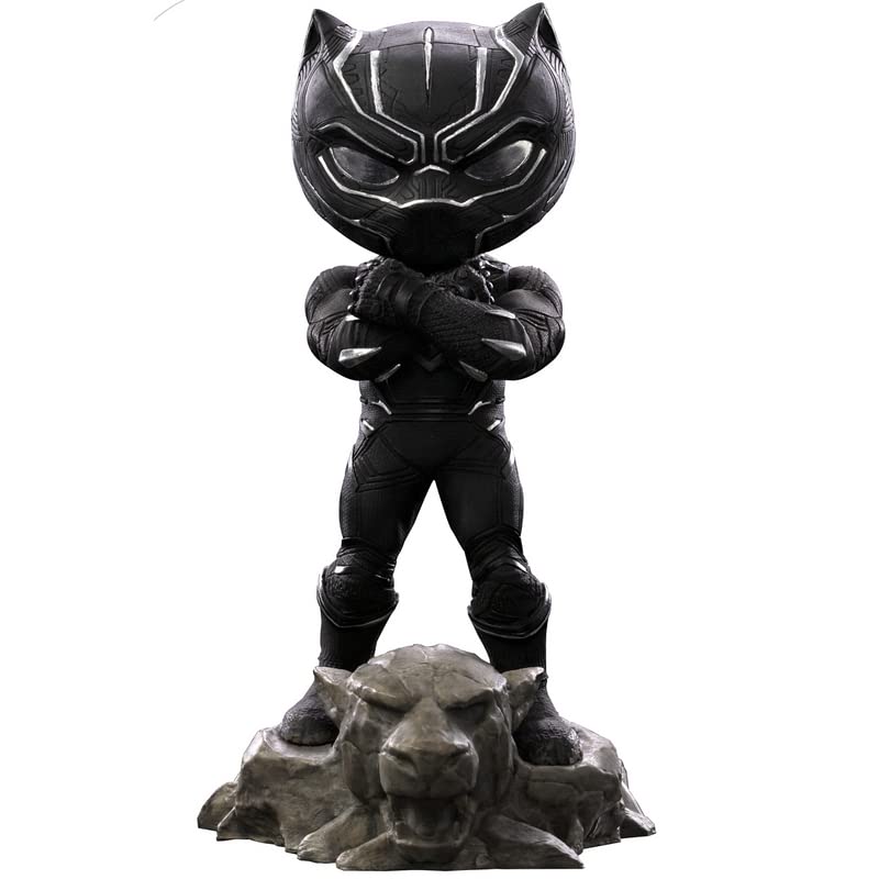 Iron Studios- Infinity Saga Black Panther Minico Marvel Avengers IronStuidos Figurine, Multicolor...