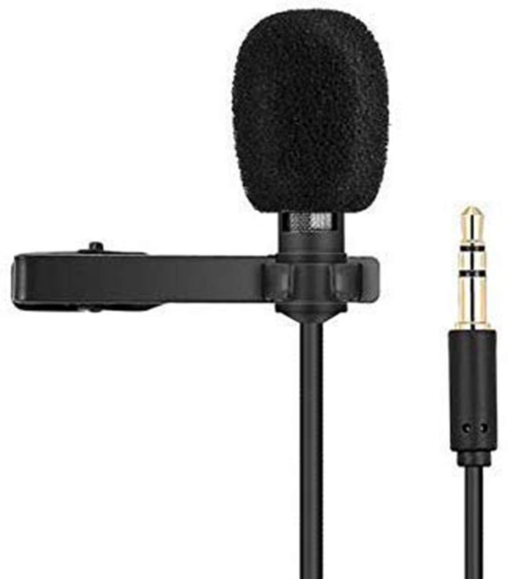 ESSELKAY_oice Amplifier Microphone, Lavalier Microphone Wired,Portable Clip Microphone with 3.5mm Audio for Voice Amplifier and AUX Audio Device