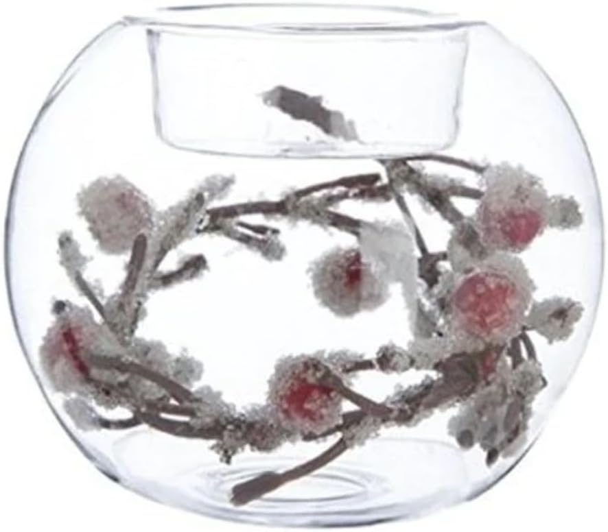 Gisela Graham Frosty Berry Tea Light Holder