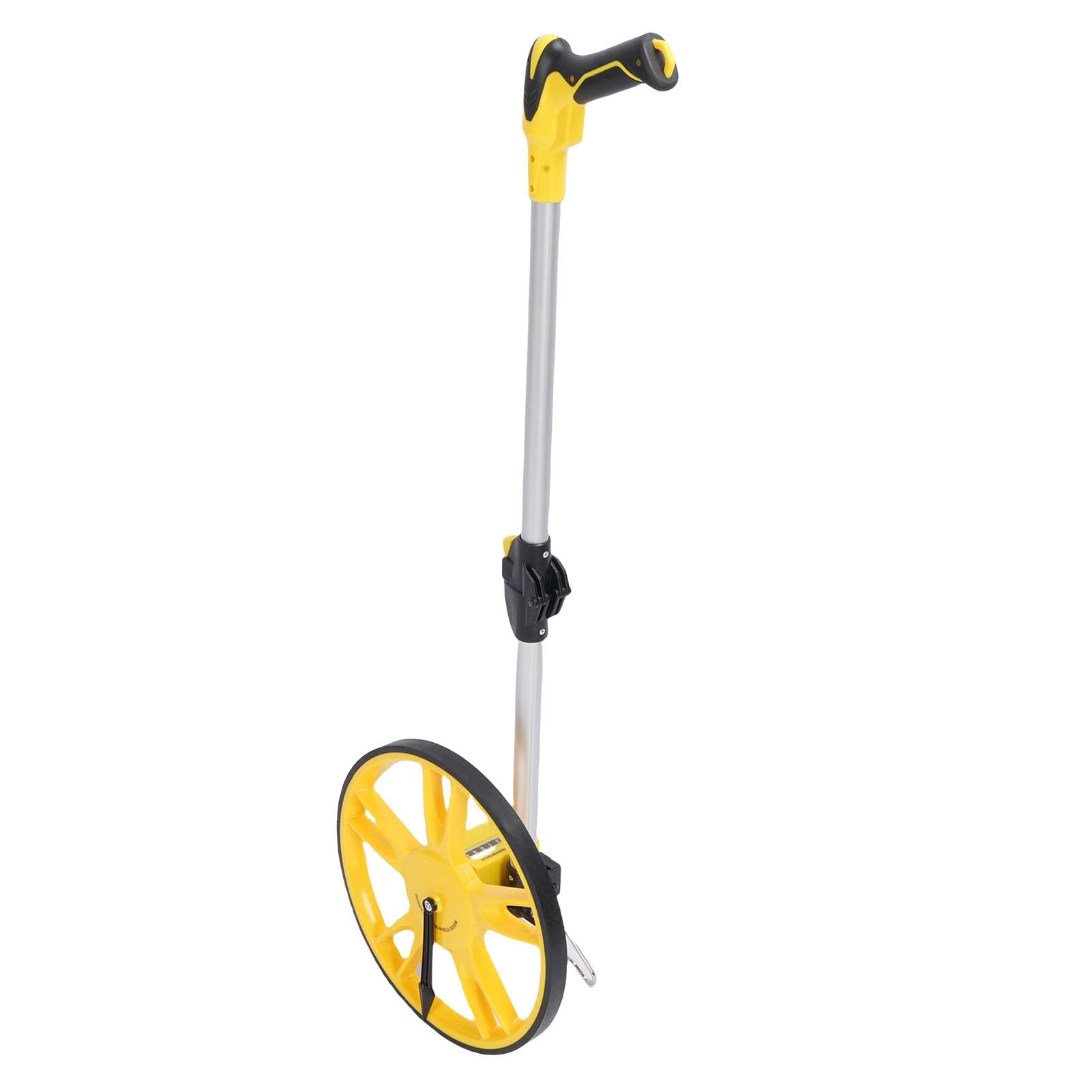 Eujgoov Rueda de Medición Mecánica 9999,9m Plegable con Asa de Transporte y Mochila para Topógrafos y Trabajadores de la Construcción