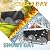 Rosefray 8ft Firewood Rack Cover,Heavy Duty 600D Wood Rack Cover with Waterproof Oxford Weather Resistant Indoor Outdoor Storage Wood Cover for Log Holder Blackgry