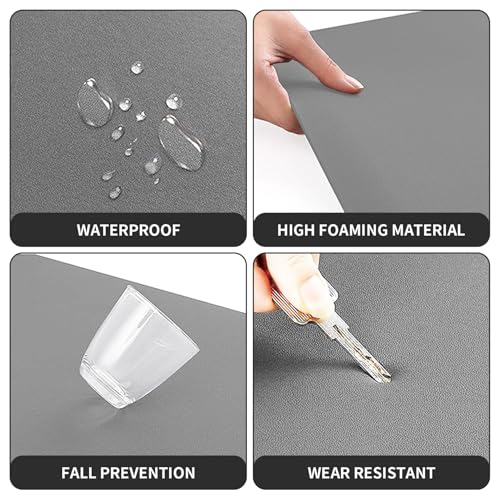 Tapis anti-fatigue de cuisine 17.3x30 pouces imperméable et antidérapant - 6