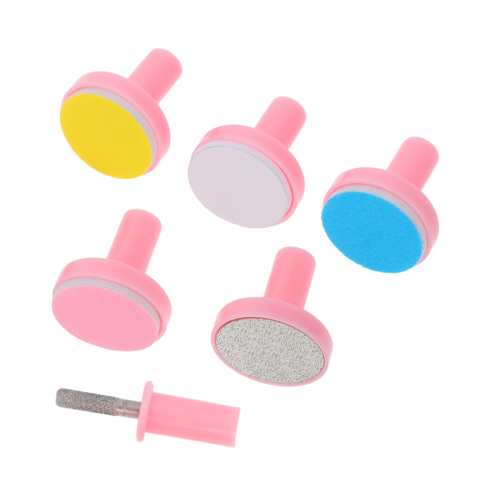 Ipetboom Electric Nail Buffer Set Nail Filing Trimmer Pads Safe and Soft Grinding Head for Newborns Toddlers Boys and Girls
