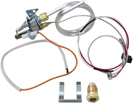 Upgrade 100112330 Water Heater Pilot Assembly for Whirlpool Water Heater Parts-Model N40T61-353, N40S61-403, N40T121-403, 40S6-40NG, 40T6-34NG-400, 40T10-40NG-400, 50T6-40NG-400