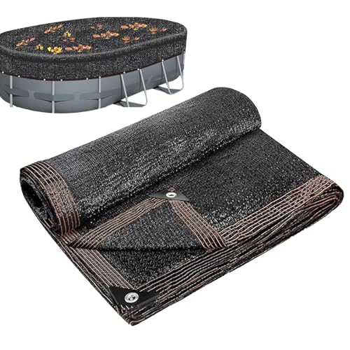 Red de protección contra Hojas de Piscina - Red Ovalada de Malla Fina para escombros, de Piscina de Malla de Invierno | Red de protección para Piscina Rectangular, Malla de Malla