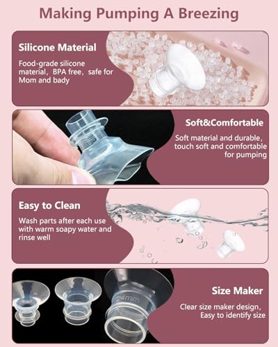 10 piezas inserto para extractor de leche compatible Momcozy y más miniatura 5