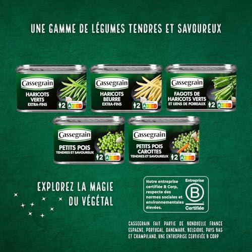Petits Pois Carottes Tendres Et Fondants Cassegrain La Boîte De - vue 8