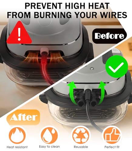 Déflecteur chaleur silicone pour cuisine propre avec Ninja FN101