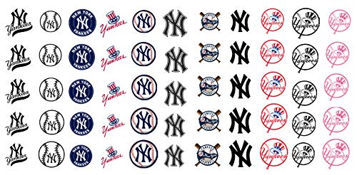 Baseball Waterslide Nail Art Nyc Decals - Salon Quality #TOP3