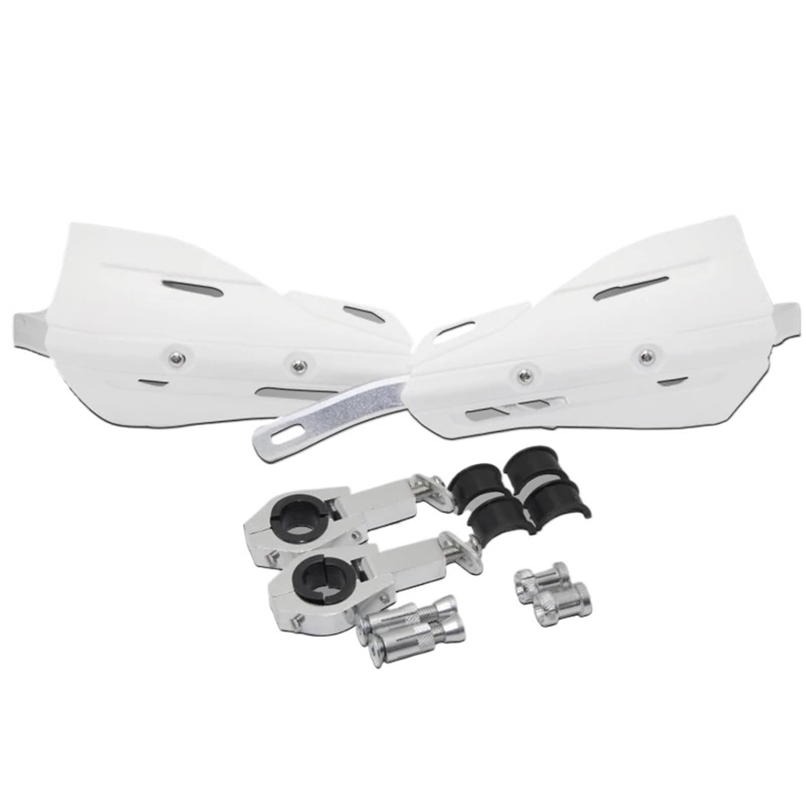 Ochraniacze na roweru motocykla Motocykl Handgua Do SX KLX RMZ CRF YZF XCW | Chwyty do motocykla terenowego ATV Motocross Motocykl 22/28mm(WHITE)
