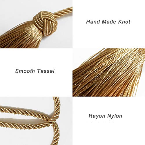 image for PARANNIC Curtain Tiebacks, Decorative Drapery Tassel Tieback Curtain T