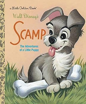 Hardcover Scamp (Little Golden Book) by Golden Books (2004-09-14) Book