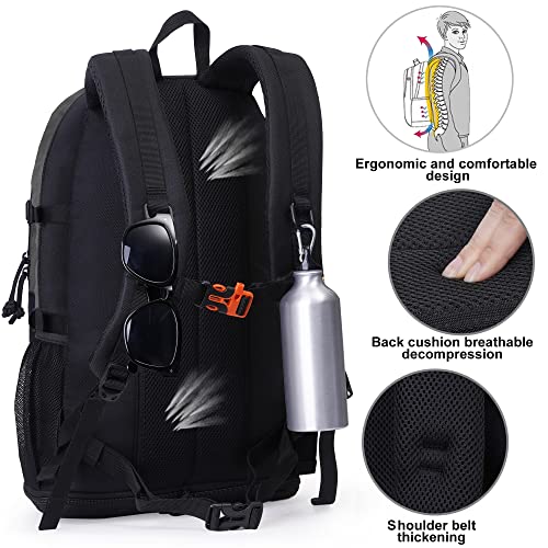 Semsty Hiking Backpack, 35L+5L Expandable Travel Backpack Flight Approved, Camping, Travel Backpack For Men And Women #TOP3