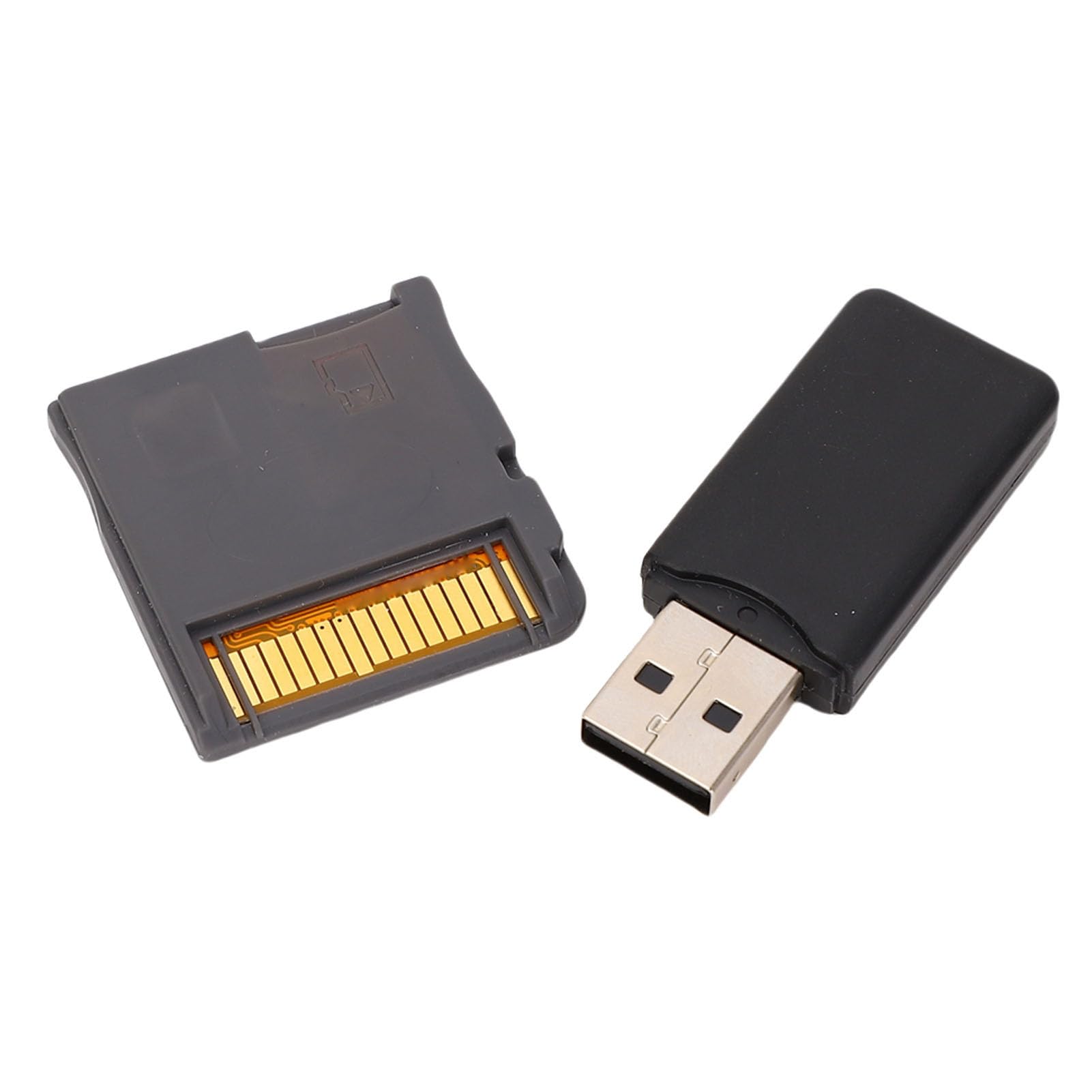 ASHATA Tarjeta Flash 2025 para Consola de Juegos 2DS 3DS, Tarjeta de Memoria Flash para Videojuegos con Chip ASIC con Lector de Tarjetas, Tarjeta Flash de Ajuste de Brillo de Cuatro (Silver)