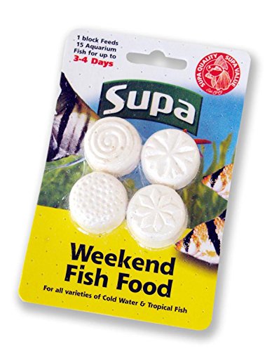Supa akwarium weekendowe jedzenie dla ryb 4 x 6 g (opakowanie 12 szt.)