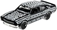 Vista 1 de Hot Wheels '71 Maverick Grabber - Coche de Halloween a escala 1:64, negro, 2 x 3 x 1.5 pulgadas