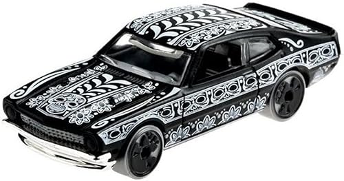 Hot Wheels '71 Maverick Grabber - Coche de Halloween a escala 164, negro, 2 x 3 x 1.5 pulgadas