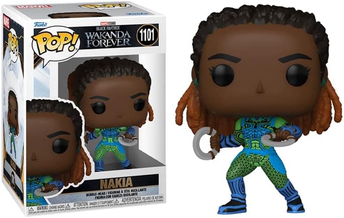 Miniatura 2 de POP Marvel Black Panther Wakanda Forever - Nakia Funko Pop Figura de vinilo repleto con funda protectora compatible con caja pop multicolor 375