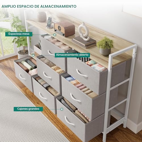 Cómoda para ropa que soluciona la falta de espacio y enchufes en el dormitorio 5