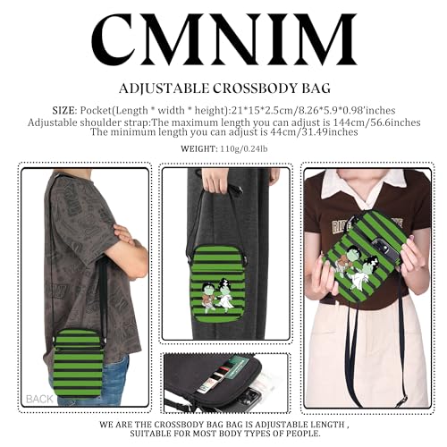 CMNIM Horror Movie Crossbody Bag Bride Movie Inspired Gifts for Horror Couples Shoulder Purse Halloween Party Merch2