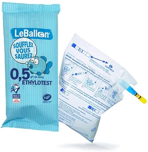 Le Pro du Médical - Ethylotest jetable Le Ballon - NF 0,5G sans Chrome (1) Cover
