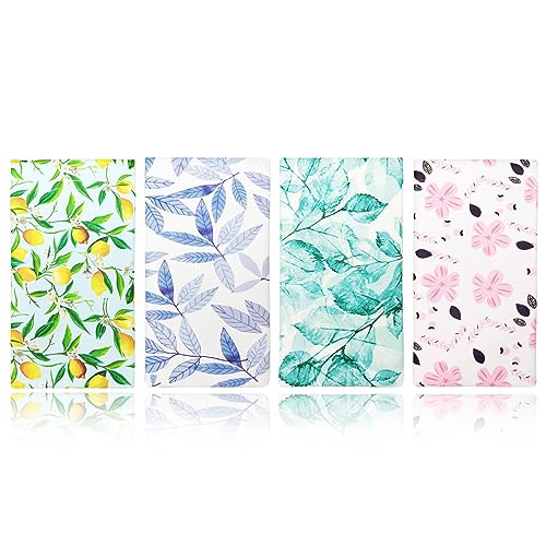 Image of 4 Pack Squeeze Eyeglasses Pouch, Leather Sunglasses Case Glasses Sleeve for Travel, Office, Study