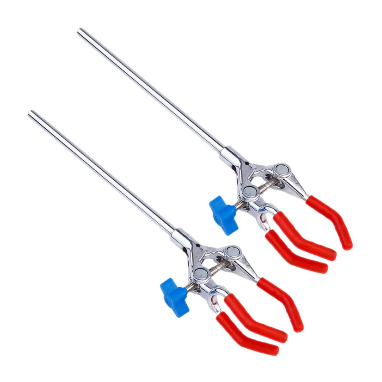 iplusmile 8piezas Abrazadera De Laboratorio De Acero Inoxidable Ajustable y Versátil Para Frascos y Tubos De Ensayo Herramienta Ligera y Práctica Para Uso Laboratorio