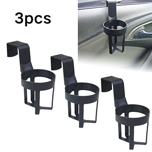 Portavasos plástico para carro 3 piezas