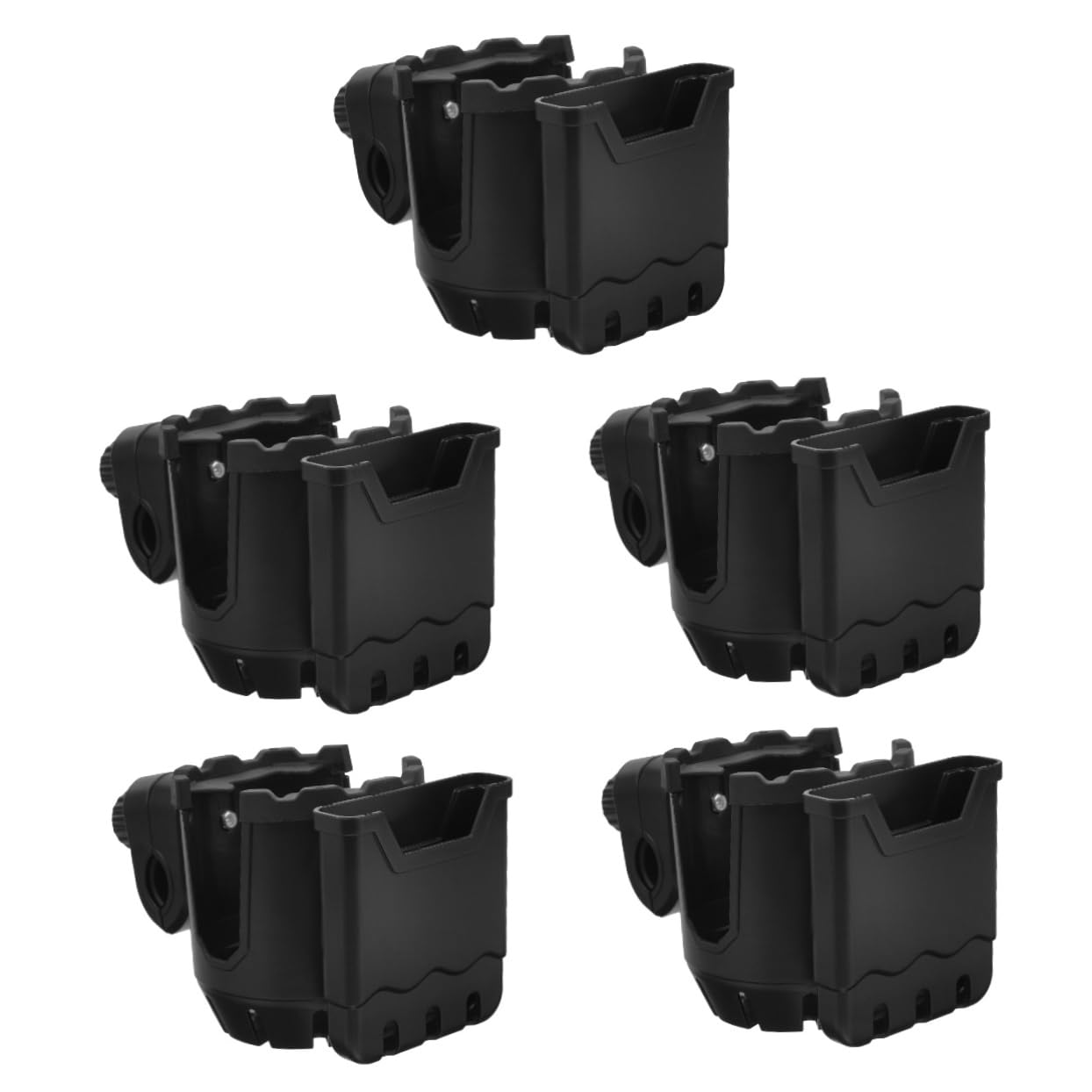 FOMIYES 5 Pezzi Walker Portabicchieri Passeggino Portabevande Tazza Bici Portabicchieri Staccabile Portabottiglie Portabicchieri Per Passeggino Specchio Porta Telefono Per Auto