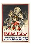 projecteur pathe marignan SANS CADRE Herbé ™ PUBLICITé PROJECTEUR PATHé Baby-Poster/Reproduction HQ 40x60cm d\'une Affiche Ancienne/Rétro