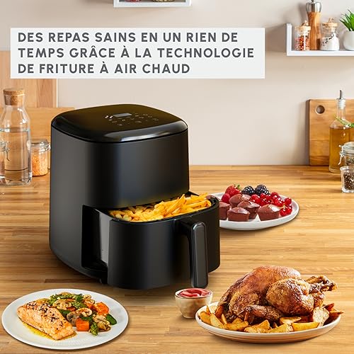 Moulinex Easy Fry Max 5L – Luftfritteuse für schnelles Kochen, Energieeinsparung bis zu 70%, intuitives Bedienfeld… – Ansicht 6