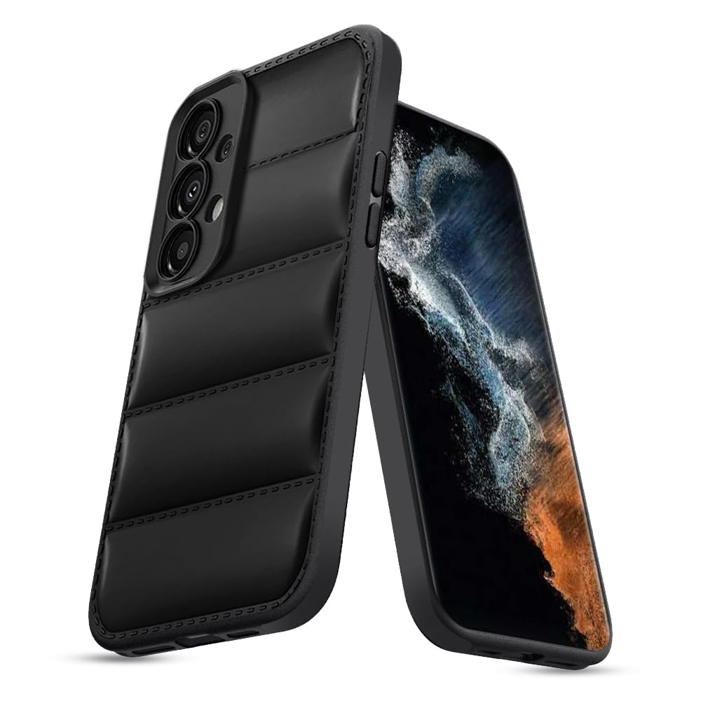KARWAN® Puffer Edition Silicone Case Cover for Samsung Galaxy A13 4G | Scratch Resistance Mobile Cover, Camera Protection Case Compatible with Black (B0CVB8DF7M) Amazon Price History, Amazon Price Tracker