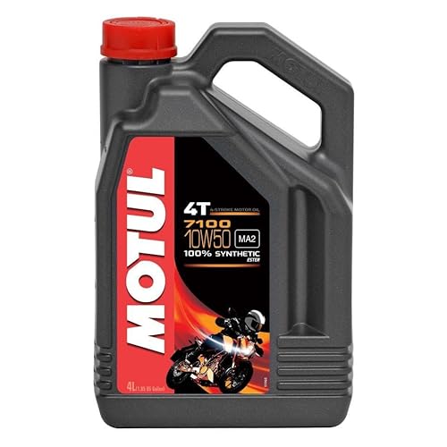 Barattolo olio per moto scooter due ruote Motul 7100 10W50 motore 4T in 4L