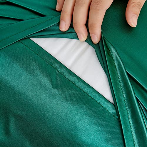 Parure de lit en satin de luxe 4 pièces comprenant drap-housse complet - 8