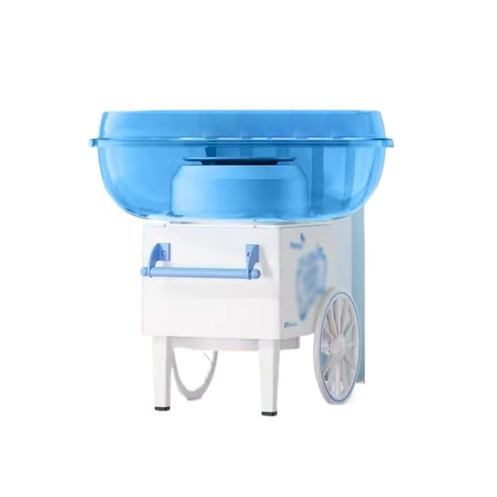 DIY Zuckerwatte Maschine Mini Vollautomatische Baumwolle Zucker Floss Maker Maschine Retro vintage Candy Maker(Blue)