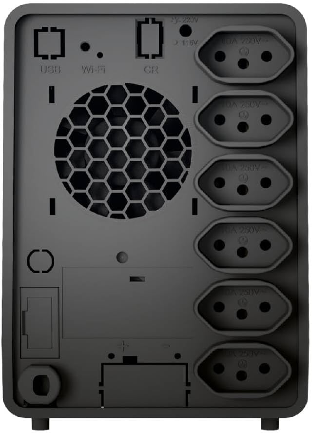SMS - NOBREAK TECH 800 - POTÊNCIA 800VA | 400W - BIVOLT ENT.: 115/ 220V | SAÍDA: 115V - 6 TOMADAS - SENOIDAL P/APROX. - LINE INTERACTIVE - PN 29302