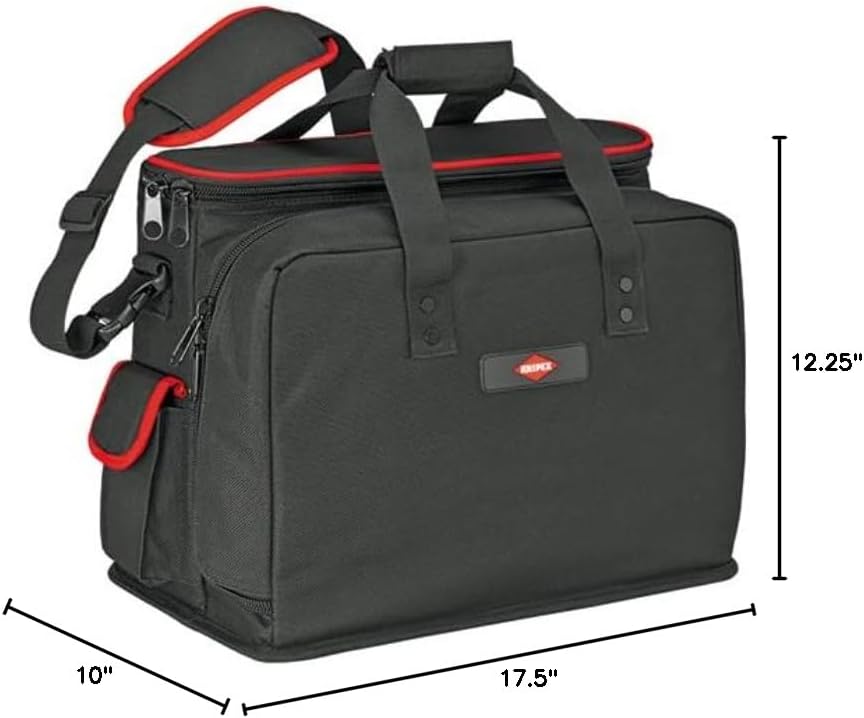 KNIPEX Tools 00 21 10 LE Tech Service Tool Bag, Empty