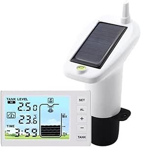 Amazon.com: LDHJBNAC Ultrasonic Level Meter Level Guage Wireless LCD ...