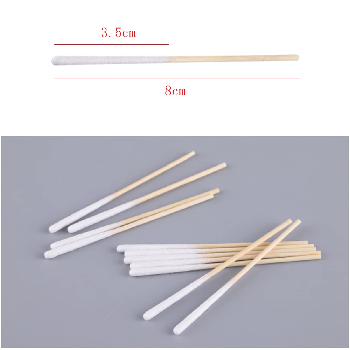 YUTOU Wooden Pet Ear Cleaner 180 Pieces Pet Dog Cotton Buds Ear Cleaning Sticks Swab Sticks Cotton Tip Swabs Bud Ear Sticks for Pets Dog Cat - Image 4