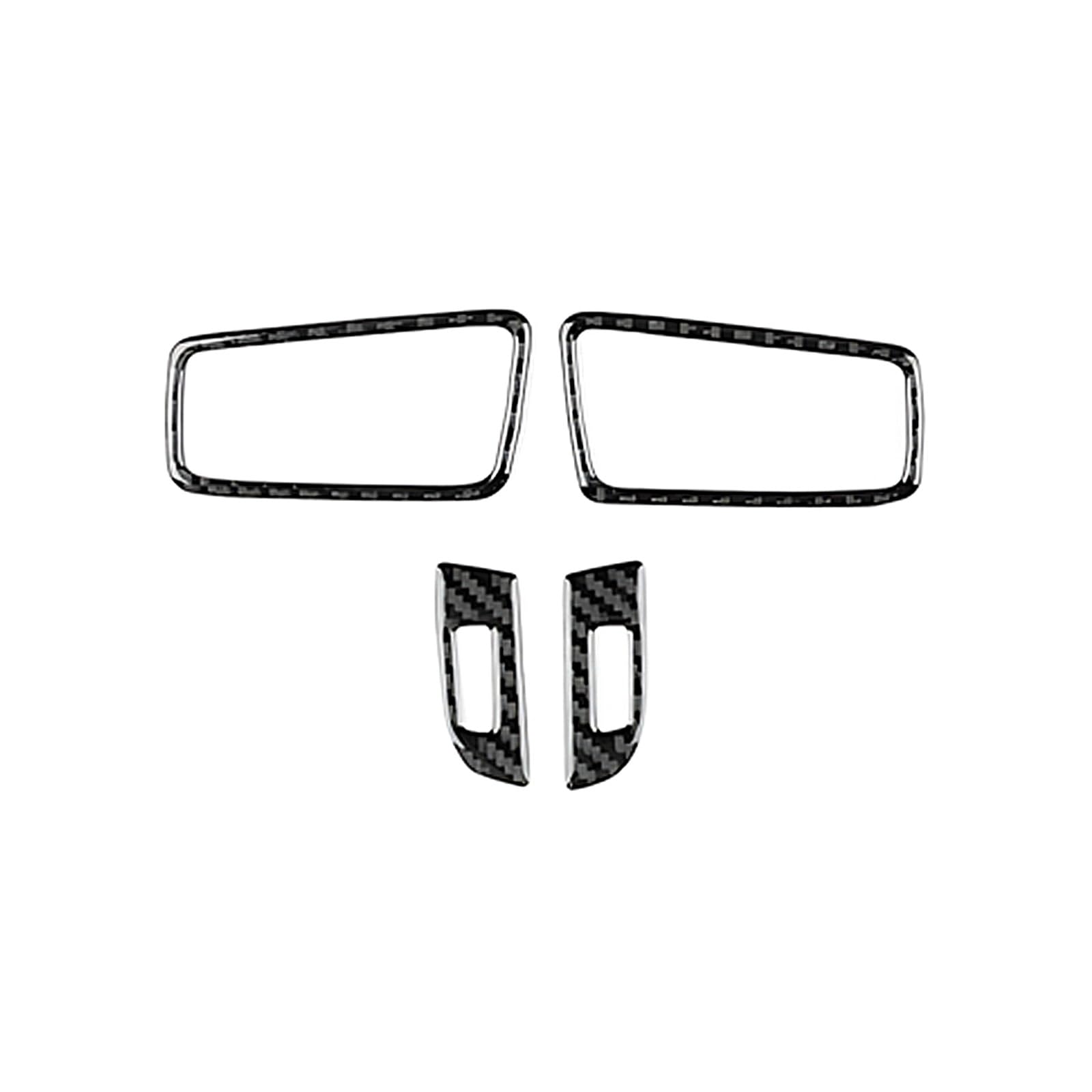 Dashboard Air Vent Frame Compatible with Toyota for RAV4 XA50 2019-2025 LHD RHD Car Side Air Vent Trim Frame Air Outlet Decorative Cover Sticker