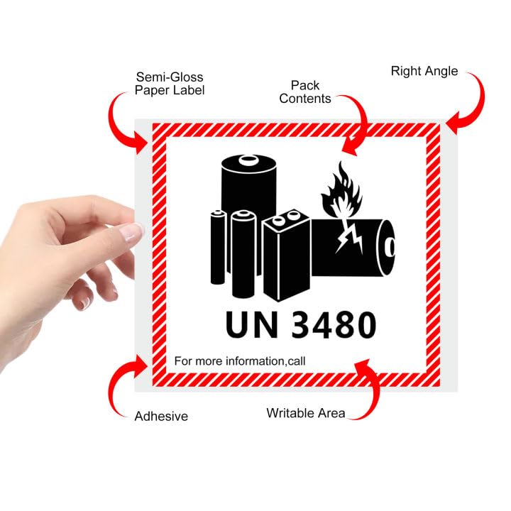 amazon-com-1000-pack-un3480-lithium-lon-battery-caution-labels-4-7-x-4-3-inch-adhesive-safety-stickers-for-shipping-lithium-batteries-transport-warning-labels-un3480-office-products for Fedex Free Printable Un3481 Label Pdf Amazon.com : 1000-Pack UN3480 Lithium-Lon Battery Caution Labels, 4.7 x 4.3 Inch, Adhesive Safety Stickers for Shipping Lithium Batteries, Transport Warning Labels (UN3480) : Office Products for Fedex Free Printable Un3481 Label Pdf
