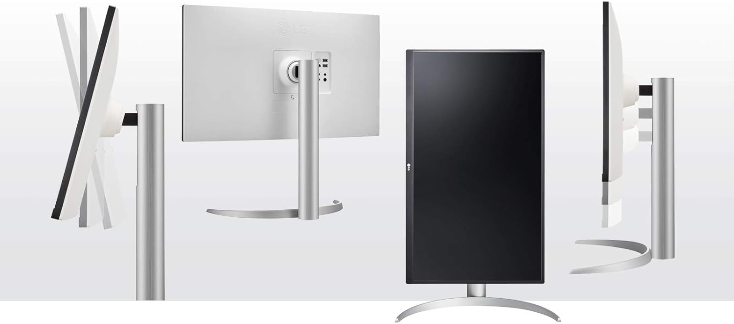 LG 27UP850 Monitor 27 UltraHD 4K LED IPS HDR 400, 3840x2160, AMD FreeSync 60Hz, HDMI 2.0 (HDCP 2.2), Display Port 1.4, USB-C, USB 3.0, Audio Stereo 10W, AUX, Stand Pivot, Flicker Safe, Bianco LG 27UP850 Monitor 27 UltraHD 4K LED IPS HDR 400, 3840x2160, AMD FreeSync 60Hz, HDMI 2.0 (HDCP 2.2), Display Port 1.4, USB-C, USB 3.0, Audio Stereo 10W, AUX, Stand Pivot, Flicker Safe, Bianco