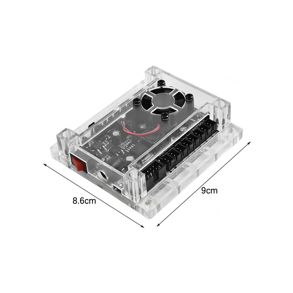 Scheda di Controllo CNC GRBL con Ventola con Ventola di Raffreddamento per Macchina per Incisione e fresatura CNC a 3 Assi 1610 PRO / 3018/3018 PRO