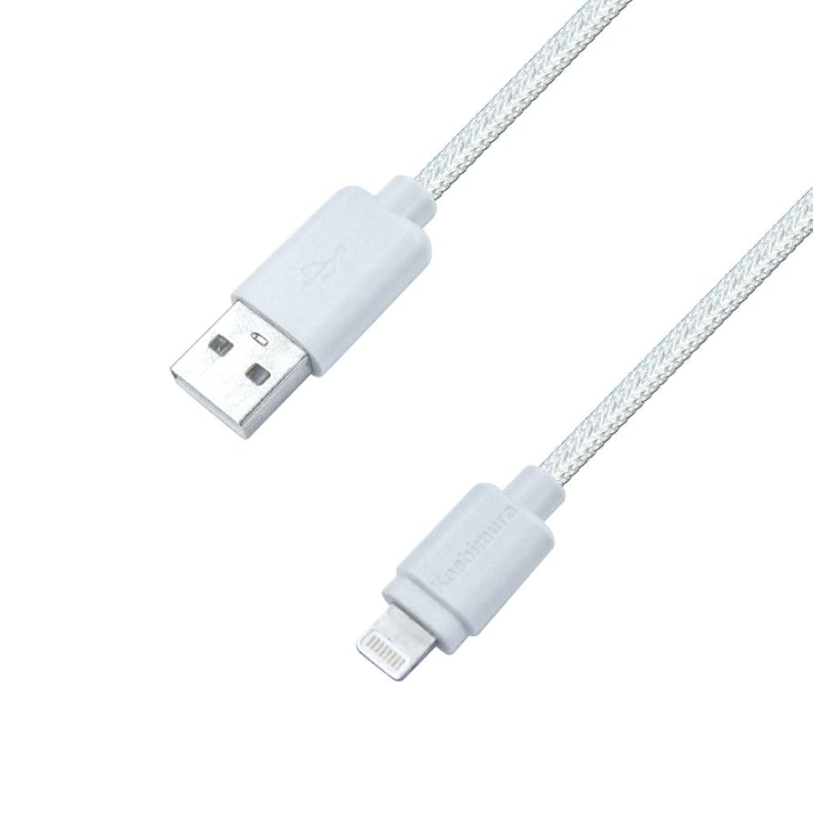 USB-C Lightning ケーブル1.2m 超高速充電 ナイロン編み 灰