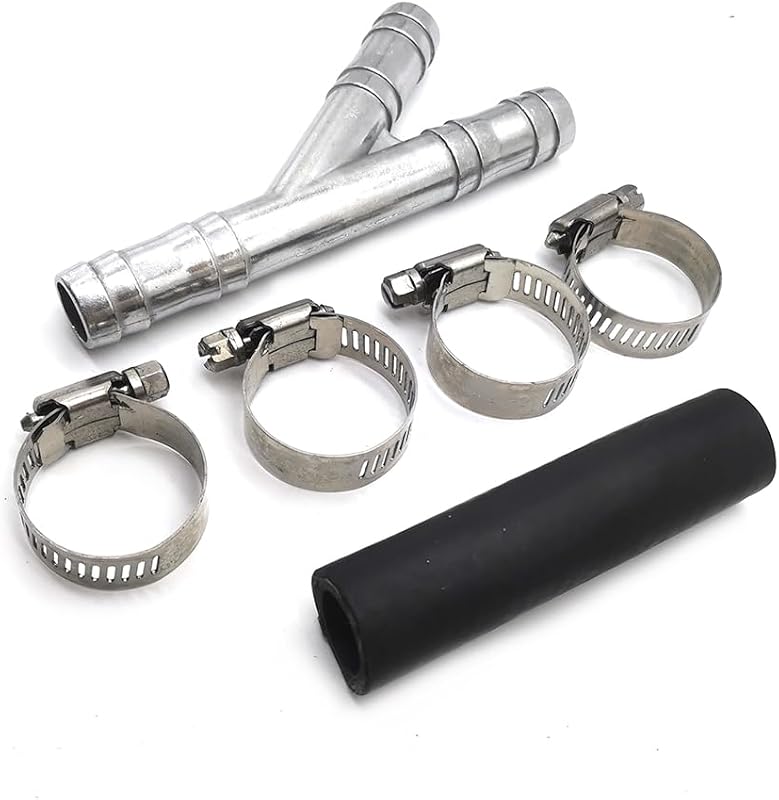 Conector Y de alumínio para mangueira do aquecedor DOUQANG – 1 unidade