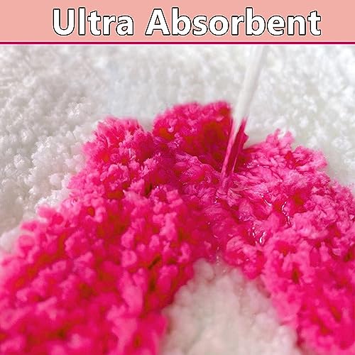 Image of Get Naked Bath Mat Fun Bathroom Rugs Soft Non Slip Cute Bath Rugs Funny Bathroom Decor for Bedroom (Pink, 32'' x 20'')